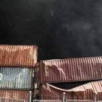 آسیب ۳۵۰ کانتینر برنج در بندر شهید رجایی