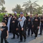 برگزاری دسته‌ عزاداری در سالگرد شهادت امام رضا(ع) در سیراف